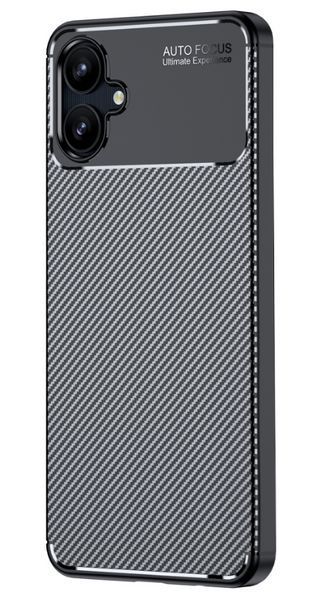 TPU чохол накладка Autofocus для Samsung Galaxy A07 (A075) / чорний 203880 фото