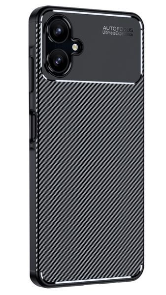 TPU чохол накладка Autofocus для Samsung Galaxy A07 (A075) / чорний 203880 фото