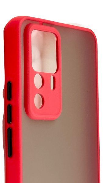 TPU чохол накладка Matte Color Case для Xiaomi 12T Pro червоний 092091 фото