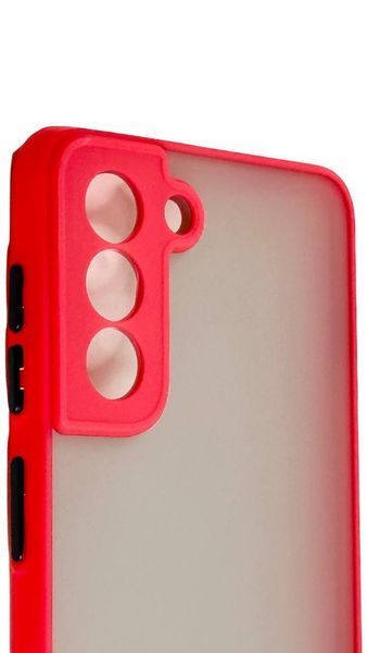 TPU чохол накладка Matte Color Case для Samsung Galaxy S21 червоний 092191 фото