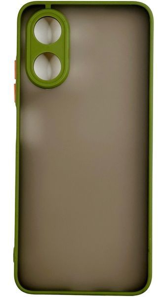 TPU чохол накладка Matte Color Case для OPPO A17 світло-зелений 092691 фото
