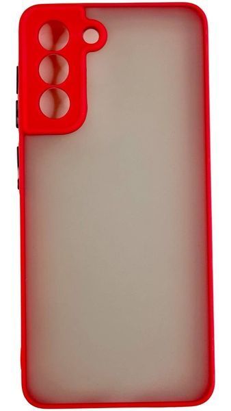 TPU чохол накладка Matte Color Case для Samsung Galaxy S21 червоний 092191 фото