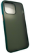 TPU чохол Matte Color Case (TPU) на iPhone 14 Pro Max (на айфон 14 про макс) темно-зелений 086260 фото 5
