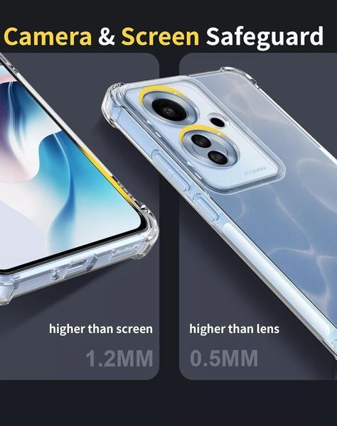 Чохол WXD силіконовий протиударний для OPPO Reno 11F / прозорий 097421 фото