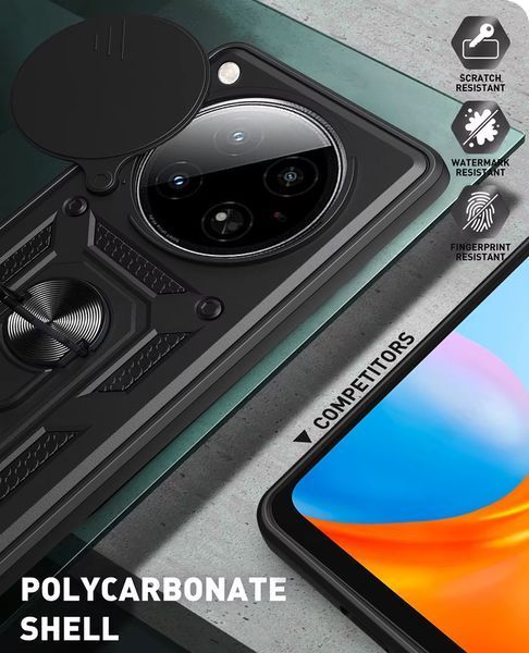 PC + TPU чохол Camshield Armor для Infinix Zero 40 5G / чорний 098003 фото