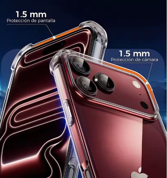 Противоударный чехол WXD для Apple iPhone 18 Pro Max / прозрачный (открытая камера) 205709 фото