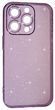 Чохол силіконовий Clear Shine на iPhone 16 Pro Max / фіолетовий