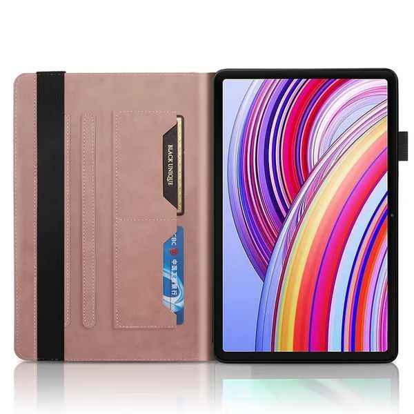 Чохол книжка Wood Book на планшет Xiaomi Redmi Pad Pro (12.1")/рожевий 098701 фото