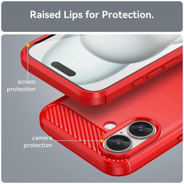TPU чехол накладка Urban для iPhone 16 Plus / красный 098278 фото