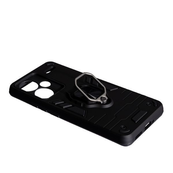 PC + TPU чохол Protective для Xiaomi Redmi Note 13 Pro Plus (5G) чорний 095691 фото