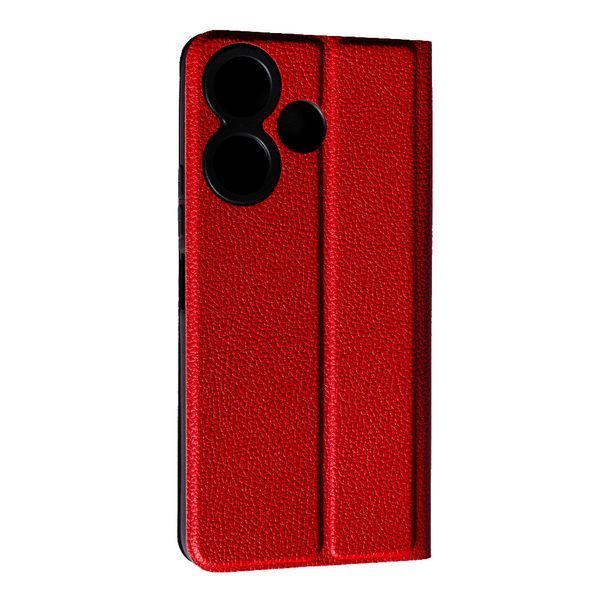 Чохол книжка Fibra case для Xiaomi Redmi 13 (4G) / червоний 097440 фото