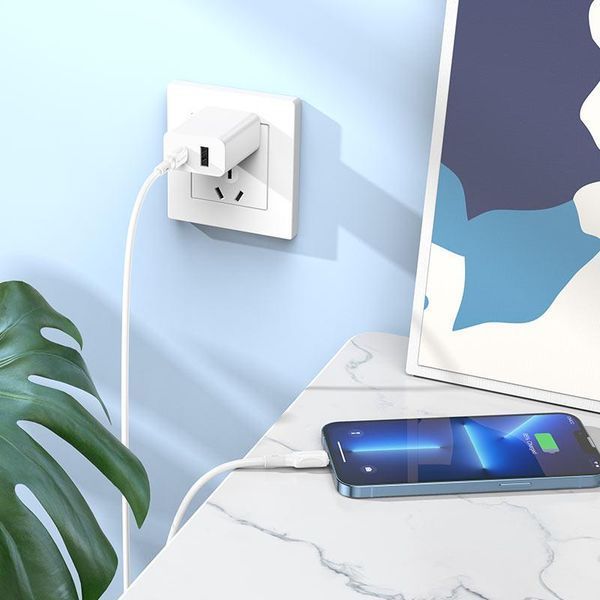 Кабель USB Borofone BX80 Succeed Type-C на Lightning (2 кольори) 87560 фото