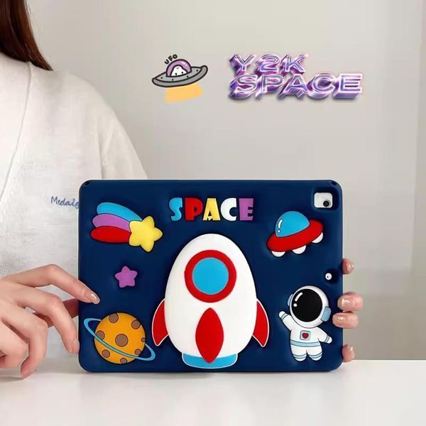 Чехол Happy Case на планшет iPad 10.2 (2021 / 2020 / 2019) / Spase Rocket (с ремешком) 099282 фото