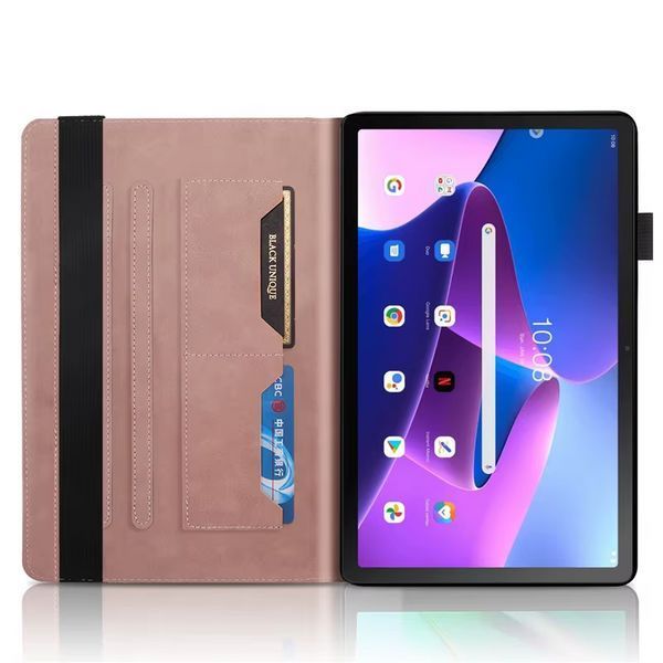 Чохол книжка Wood Book на планшет Lenovo Tab M10 (3rd Gen) 10.1" / рожевий 098352 фото