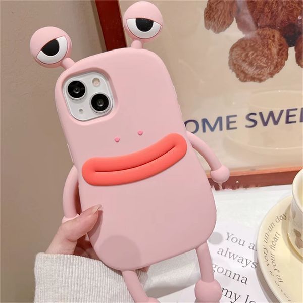 Силіконовий 3D чохол Sleepy Snail для iPhone 15 Pro Max/рожевий 098911 фото