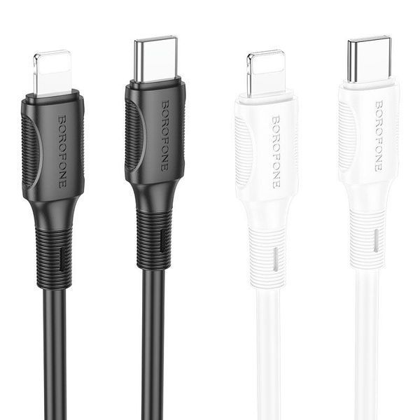 Кабель USB Borofone BX80 Succeed Type-C на Lightning (2 кольори) 87560 фото