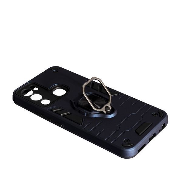 PC + TPU чехол New Transformer для Infinix Hot 12i синий 088331 фото