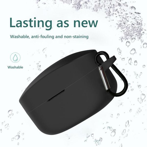 Силиконовый чехол с карабином для Sony WF-1000XM4 синий 89635 фото