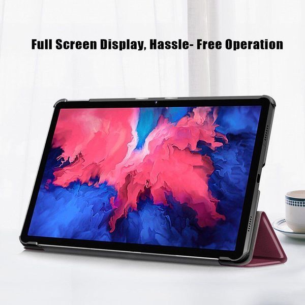 Шкіряний чохол книжка Crazy Horse для Lenovo Tab P11 Plus (11") / сірий 093911 фото