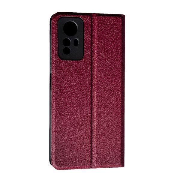 Чехол книжка Fibra case на Xiaomi Redmi Note 12S (4G) / бордовый 094456 фото