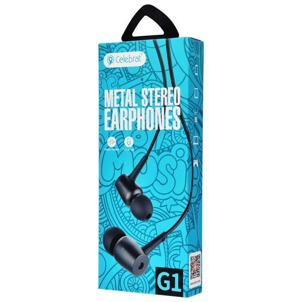 Навушники Celebrat G1 Metal Stereo 54294 фото