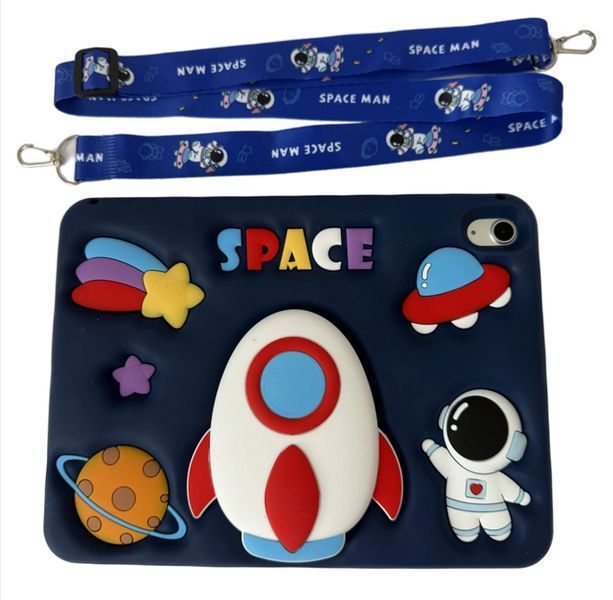 Чехол Happy Case на планшет iPad 10.2 (2021 / 2020 / 2019) / Spase Rocket (с ремешком) 099282 фото
