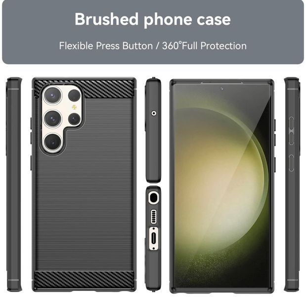 TPU чохол накладка Urban для Samsung Galaxy S23 Ultra / чорний 087610 фото