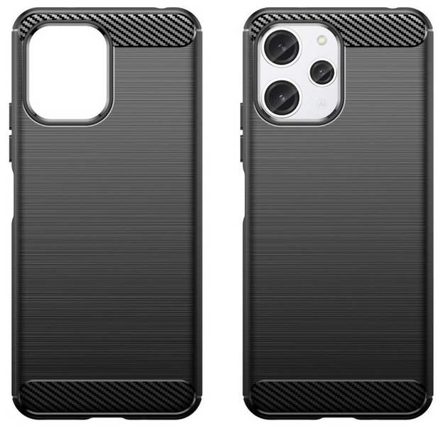 TPU чохол накладка Urban для Xiaomi Redmi 12 / чорний 090679 фото