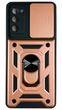 PC + TPU чехол Camshield armor для Samsung Galaxy S20 FE / рожевий