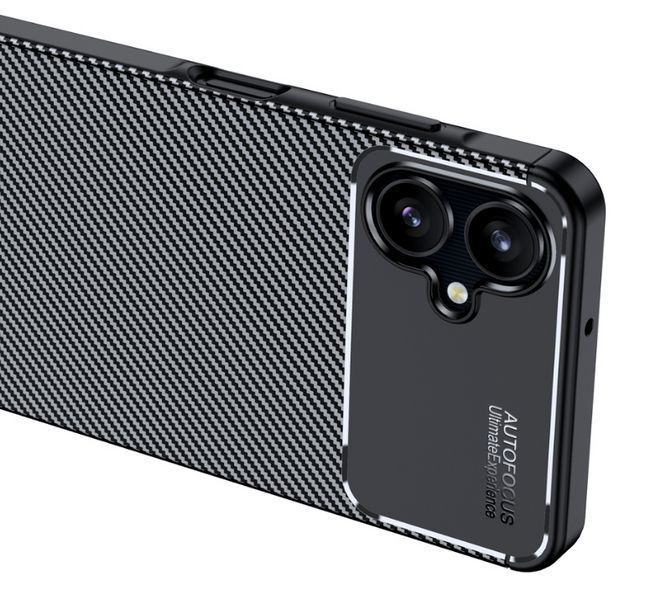 TPU чохол накладка Autofocus для Samsung Galaxy A07 (A075) / чорний 203880 фото