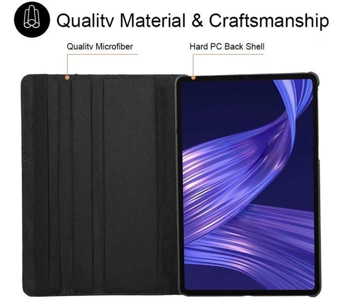 Чохол книжка 360 для Realme Pad (10.4") / чорний 087208 фото