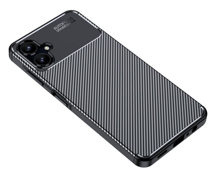 TPU чохол накладка Autofocus для Samsung Galaxy A07 (A075) / чорний 203880 фото