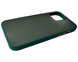 TPU чохол Matte Color Case (TPU) на iPhone 14 Pro Max (на айфон 14 про макс) темно-зелений 086260 фото 4