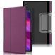 Кожаный чехол книжка Crazy Horse для Lenovo Yoga Tab 11 баклажановый 093959 фото 1