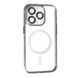 Чохол Aluminium With Magsafe для iPhone 15 Pro Grey 095201 фото 1