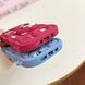 Силіконовий 3D чохол Stitch для iPhone 14 Pro Max / блакитний (з ремінцем) 099301 фото 4