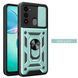 PC + TPU чехол Camshield Armor для Tecno Spark 8C / зеленый 093613 фото 1