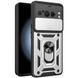 PC + TPU чохол Camshield armor для Google Pixel 8 Pro / сріблястий 094598 фото 1