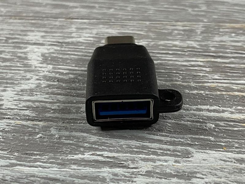 USB переходник Budi USB to Type-C черный 83476 фото