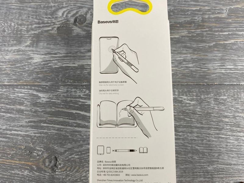 Стилус ручка Baseus Household Pen чорний 083224 фото