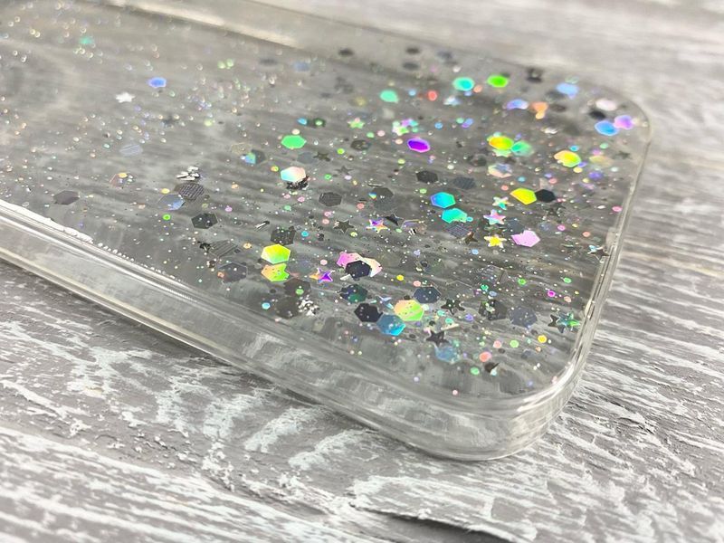 TPU чехол Star Glitter для iPhone 13 Pro Max (айфон 13 про макс) прозрачный 084251 фото