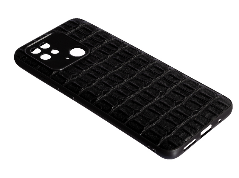 Чехол накладка Leather Case для Xiaomi Poco C40 (на поко ц40) кроко 086061 фото