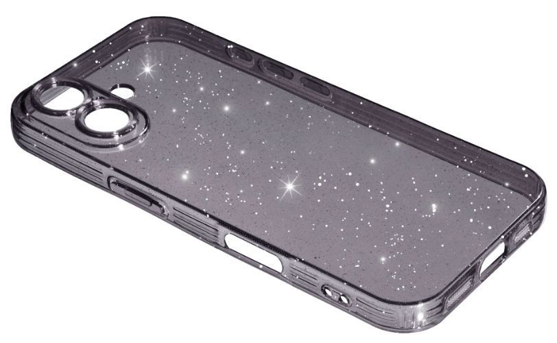 Чохол силіконовий Clear Shine на iPhone 16 / чорний 203221 фото