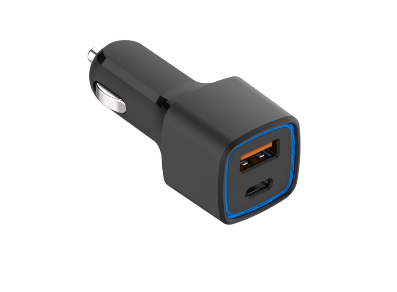 Автомобільний зарядний пристрій Budi (18W Type-c + quick charger 3.0) з LED-індикатором (M8J065T) 81776 фото