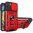 PC + TPU чехол Camshield armor для iPhone 15 Plus / красный 093643 фото