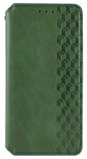 Шкіряний чохол книжка Cubic для Poco C75 / зелений 201229 фото