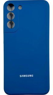 Чехол Soft touch для Samsung Galaxy S22 Plus синий 095377 фото