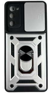 PC + TPU чехол Camshield armor для Samsung Galaxy S20 FE / серебристый 084926 фото