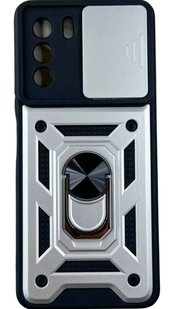PC + TPU чохол Camshield armor для Infinix Zero 5G / сріблястий 089231 фото