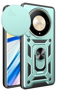PC + TPU чехол Camshield armor для Xiaomi Redmi A3 / зеленый 095702 фото